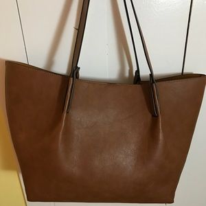 Large brown tote